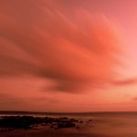 volcanic sunset