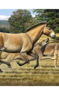Aelurodon ferox pack pursues a three-toed horse