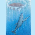 whale in bubble net